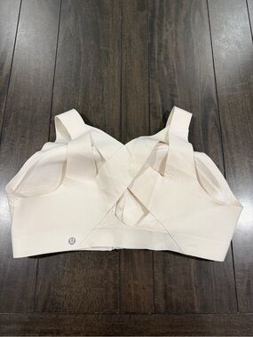 lululemon athletica Cream Front-Zip Sports Top